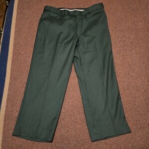 Alain Dupetit Men's Dress Slacks Altered To A 36x24 Forest Green
